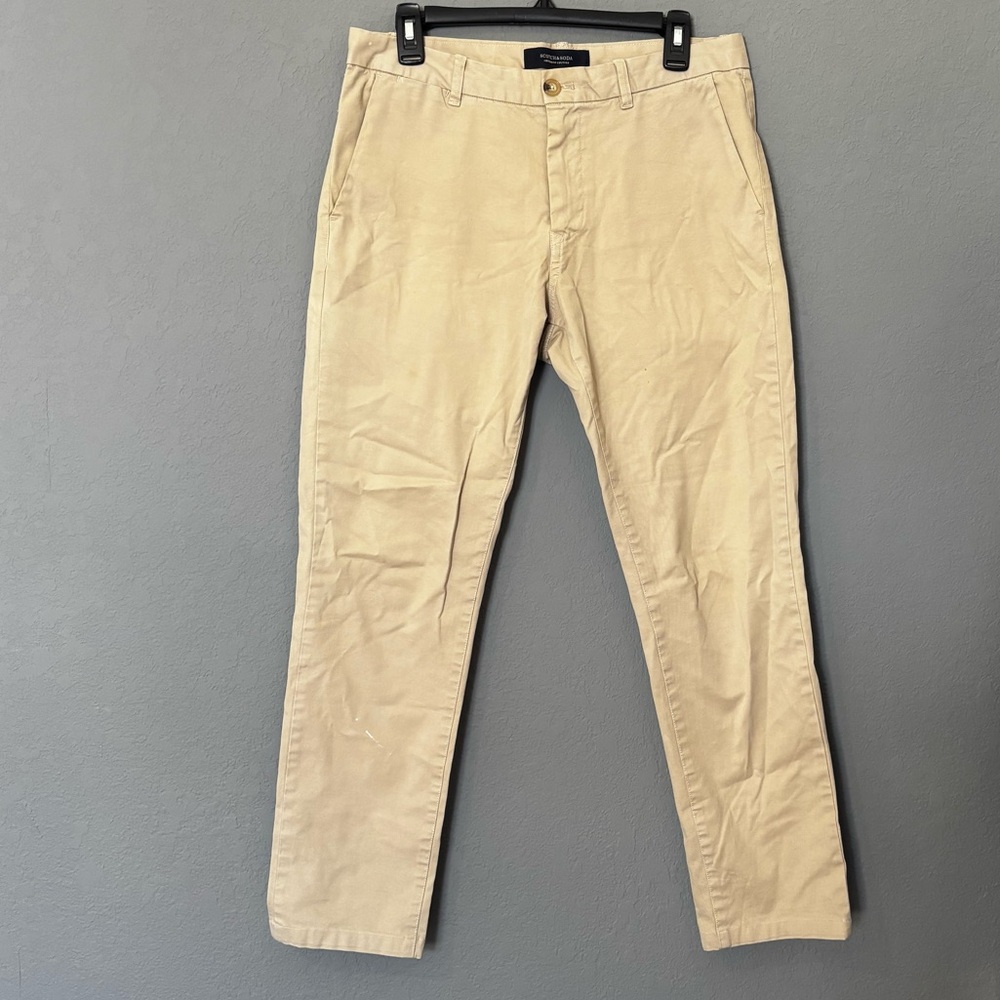Scotch & Soda Men's Khaki Chinos. W 29 x L 34